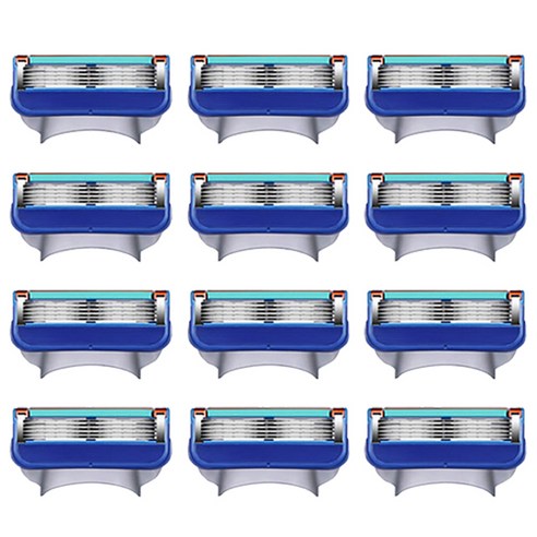 스윗럭셔리 5중 면도날, 1개입, 12개 면도용품