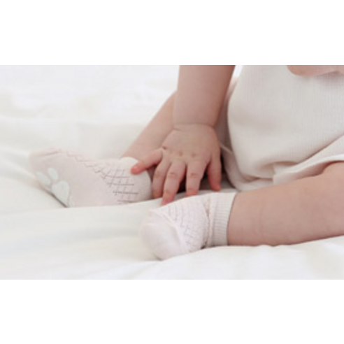 땀 많은 아기 발, 뽀송뽀송하게!