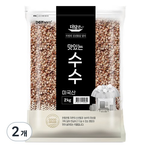 더담은 맛있는 수수, 2kg, 2개