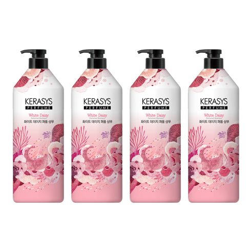 케라시스 화이트 데이지 퍼퓸 샴푸, 4개, 1L