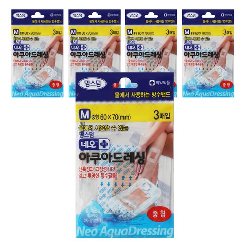맘스덤 아쿠아 드레싱, 3개입, 5개