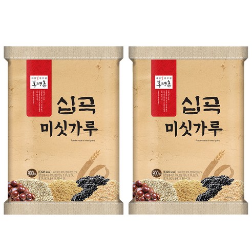 봉평촌 10곡 미숫가루, 900g, 2개