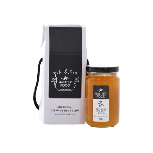 한터식품 건강한차 꿀 생강차, 250g, 1개입, 1개