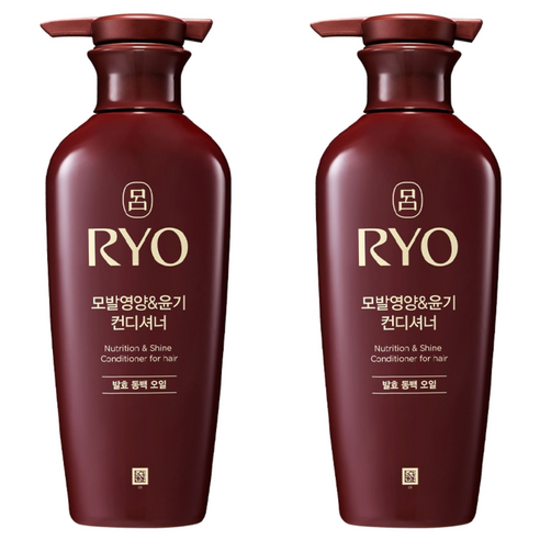려 모발영양&윤기 컨디셔너 발효 동백 오일, 400ml, 2개