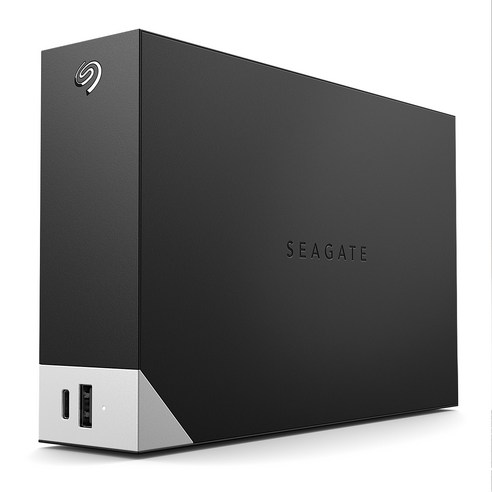 씨게이트 원 터치 허브 외장하드 STLC4000400, 4TB, 블랙