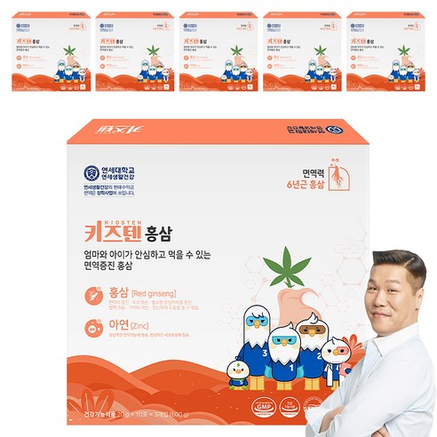 키즈텐 홍삼, 600g, 6개