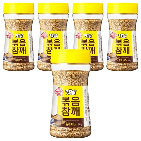 오뚜기옛날 볶음참깨, 200g, 5개