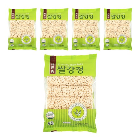 조은제과 쌀강정, 80g, 5개