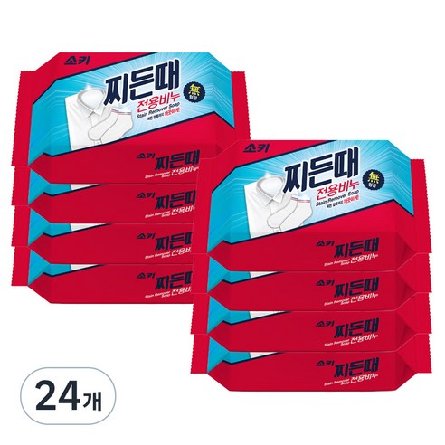 소키 찌든때 전용 세탁비누, 150g, 24개