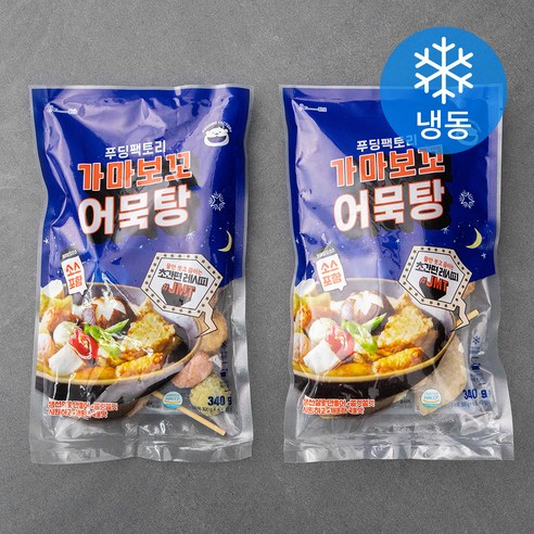 푸딩팩토리 가마보꼬 어묵탕 (냉동), 340g, 2개