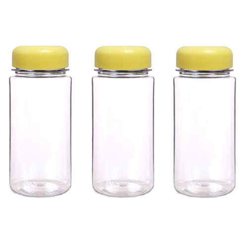 MAKA 클린 마이보틀 트라이탄 3p, 옐로우, 350ml, 3개