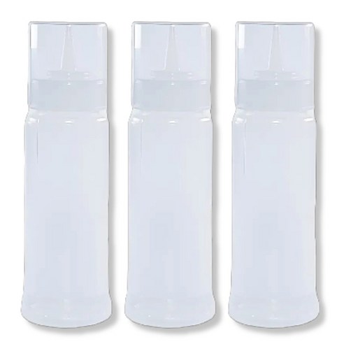 리빙패밀리 캡유 소스통, 3개, 350ml
