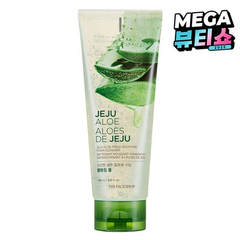더페이스샵 신선한 제주 알로에 수딩 클렌징 폼, 150ml, 1개