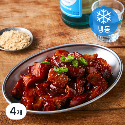 복선당 나 혼자 매운 불족발엔 콩가루 밀키트 (냉동), 214g, 4개
