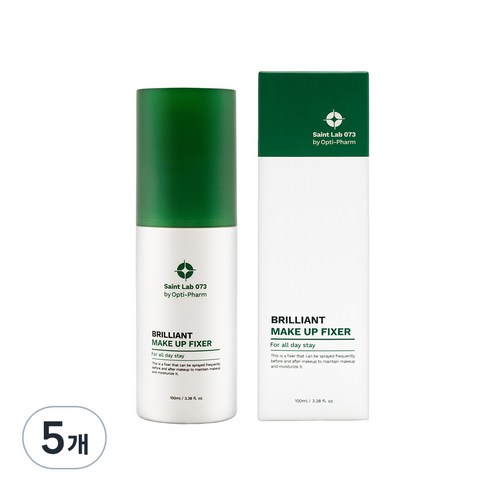 세인트랩073 by 옵티팜 브릴리언트 메이크업 픽서, 5개, 100ml