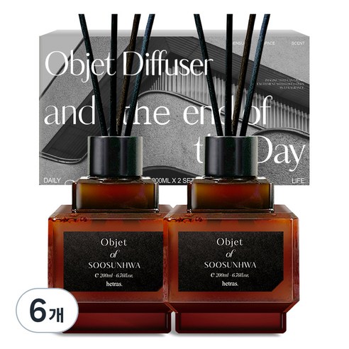 헤트라스 오브제 디퓨저, 수선화, 200ml, 6개
