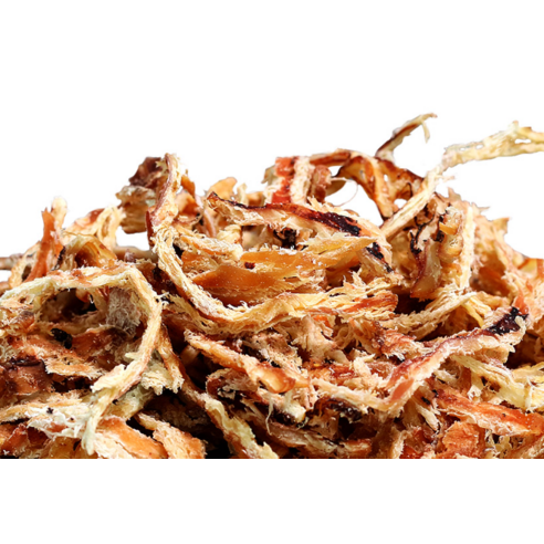 해야미 맥반석 오구채는 매콤하고 바삭한 조미오징어로, 한 입 베어 먹으면 입안 가득 퍼지는 바삭함과 매콤함이 일품입니다.