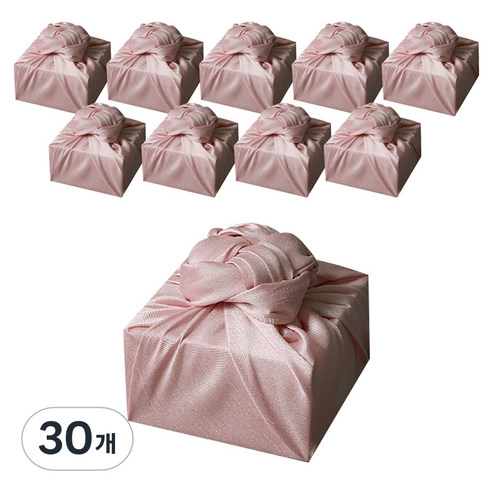 통샵 실크 홑 보자기 55 x 55 cm, 베이비핑크(667), 30개