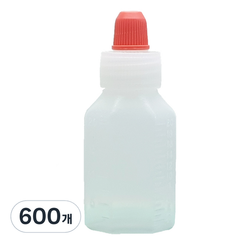 PE 20cc 말랑이 짧은 뚜껑 약병, 600개