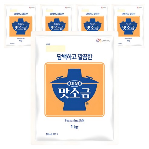 미원 맛소금, 1kg, 5개