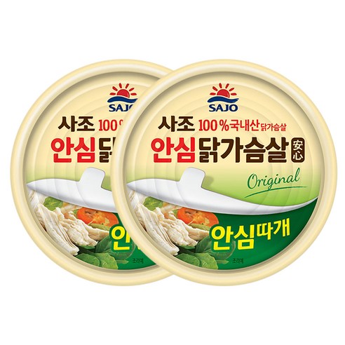 해표 안심 닭가슴살 통조림, 135g, 120개