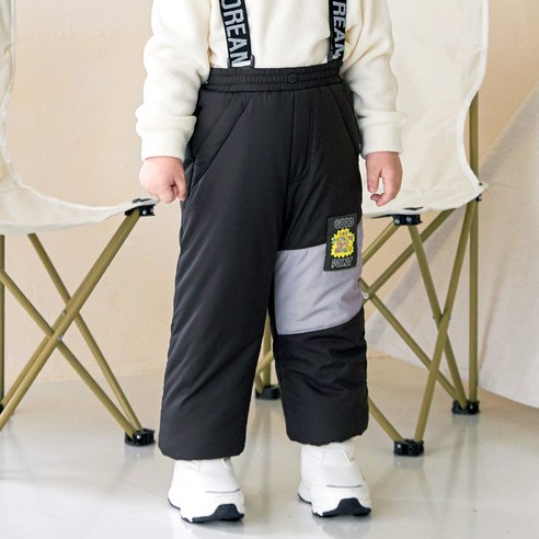 월튼키즈 아동용 컬러 블럭 썰매 팬츠