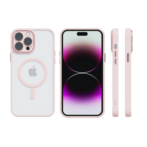 미아크 듀오 V2 맥세이프 풀커버 휴대폰 케이스 - 완벽한 보호와 포근한 핑크계열 컬러