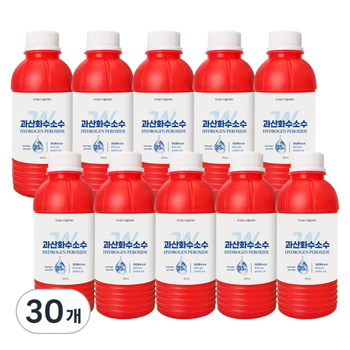 더블유제약 과산화수소, 30개, 250ml