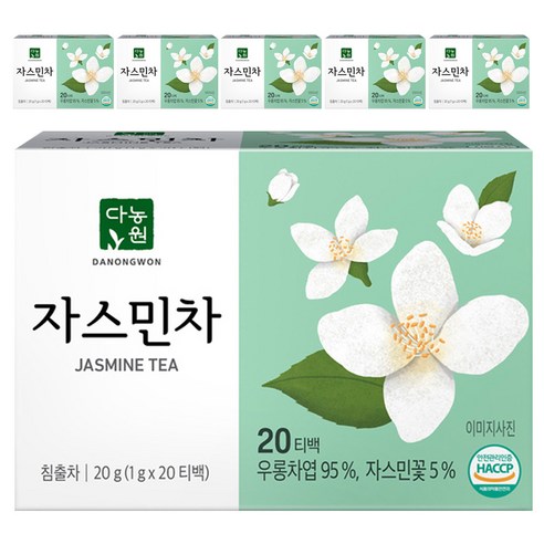 다농원 자스민차, 1g, 20개입, 6개