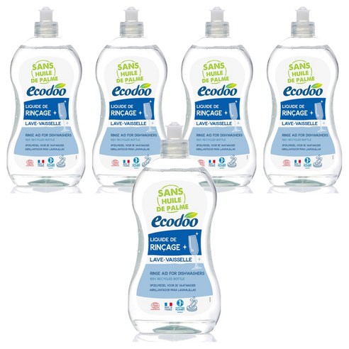 에코두 프랑스 식기세척기 린스, 500ml, 5개