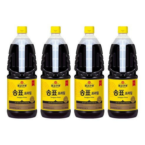 몽고간장 송표 프라임, 1.8L, 4개