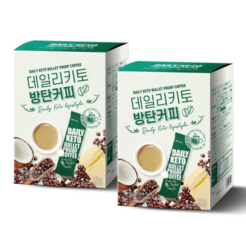 데일리키토 방탄커피, 140g, 14개입, 2개