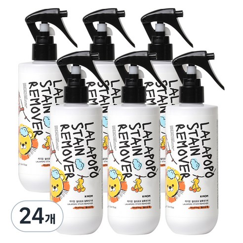 케이맘 랄라포포 유아용 얼룩제거제, 280ml, 24개