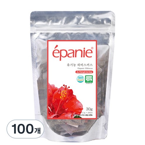 에빠니 유기농 히비스커스 허브차, 1.5g, 20개입, 5개
