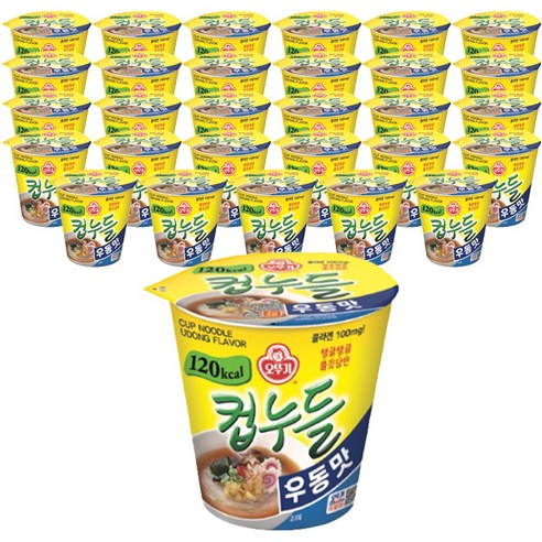 오뚜기 컵누들 우동맛 컵라면, 36개