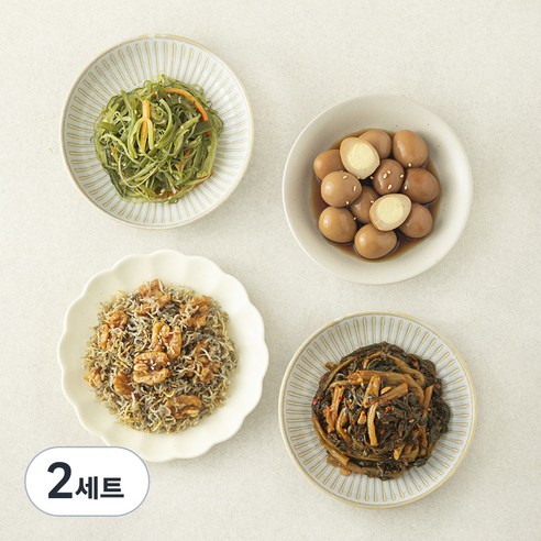 집반찬연구소 맛보기 반찬 4종, 2세트