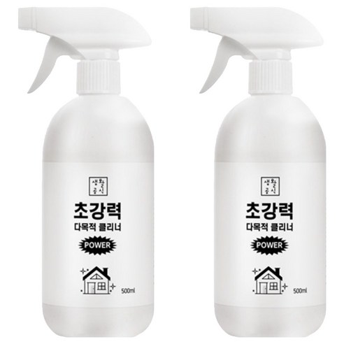 생활공식 초강력 다목적 세정 클리너, 500ml, 2개