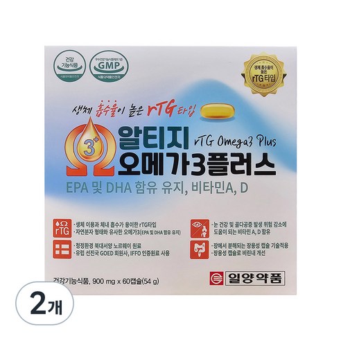 일양약품 알티지오메가3플러스 900mg, 120정, 1개