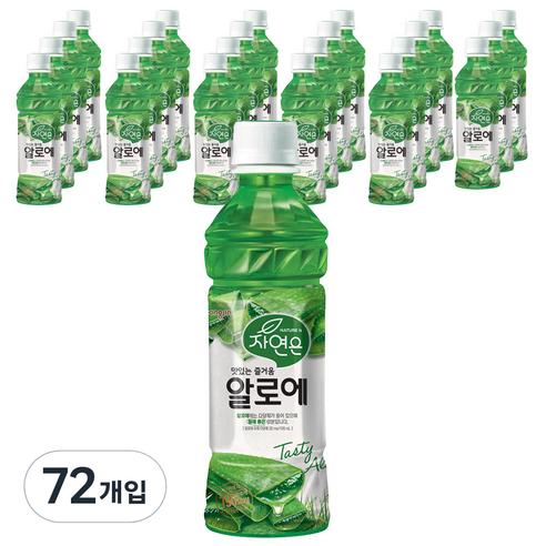 자연은 알로에 음료, 340ml, 72개입