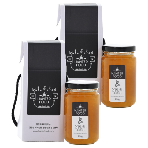 한터식품 건강한차 꿀 생강차, 250g, 1개입, 2개