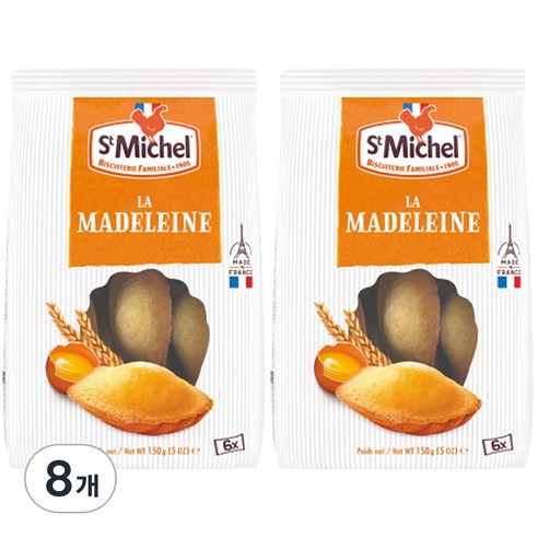 생미쉘 마들렝 개별포장, 150g, 8개