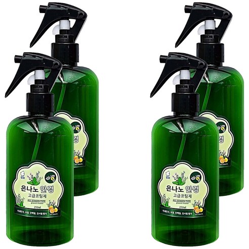 깔끄미 은나노 안경 고급코팅세정제, 250ml, 4개