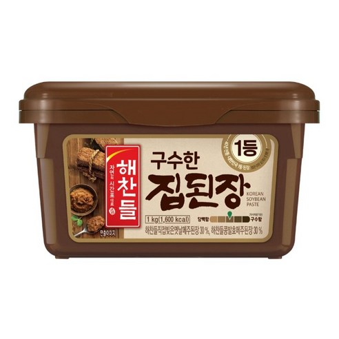 해찬들 구수한 집된장, 1kg, 1개