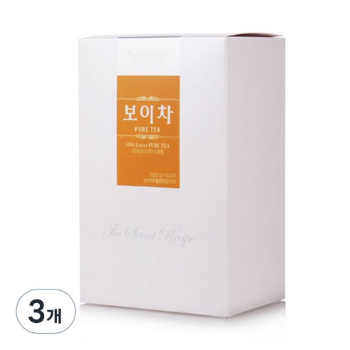 힐링 백장생 보이차, 0.5g, 50개입, 3개