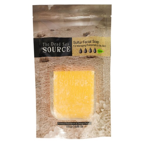 더데드씨소스 사해 유황비누 페이셜 히솝, 100g, 1개