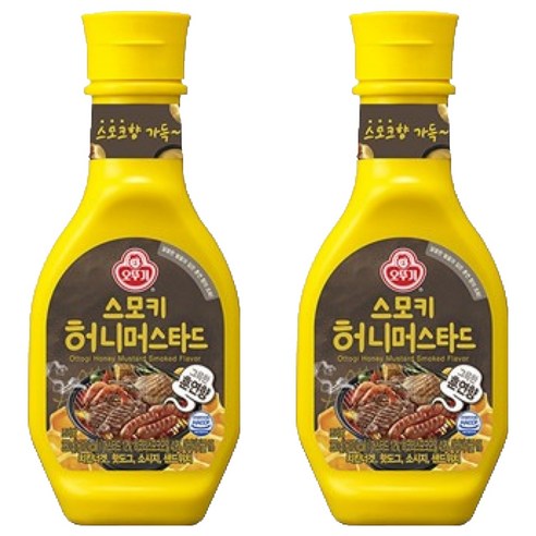 오뚜기 스모키 허니머스타드 소스, 260g, 2개