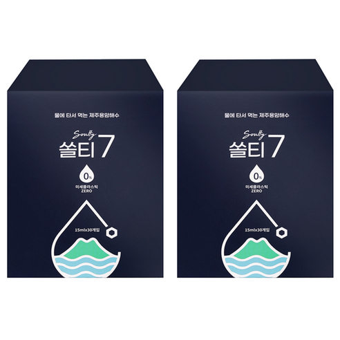 쏠티7 제주용암해수 타먹는 소금, 15ml, 60개