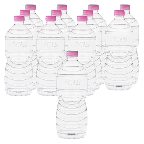 아이시스 8.0 ECO 생수 무라벨, 1L, 12개