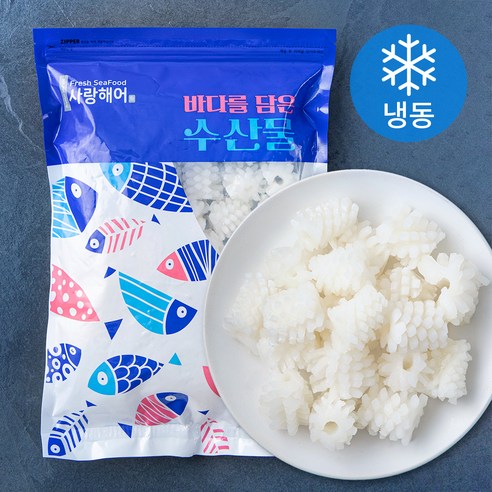 사랑해어 쫄깃한 솔방울 오징어 (냉동), 750g, 1개