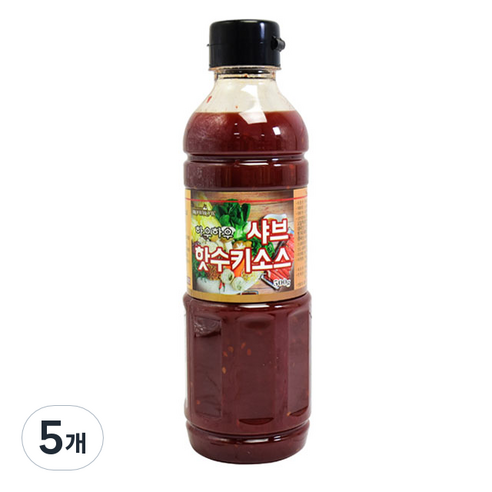 하우하우 샤브핫수끼소스, 500g, 5개